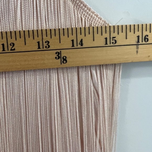H&M pink fringe dress xs - Picture 7 of 11